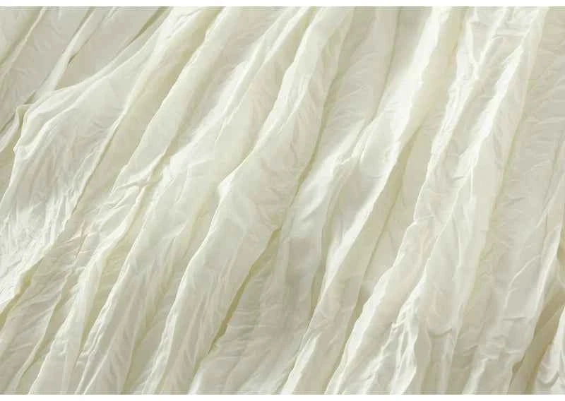 KarSaNy Long Pleated Skirts For Woman High Waist Large Hem White Skirt Summer Women's A Line Maxi Skirts For Women 2026 Long