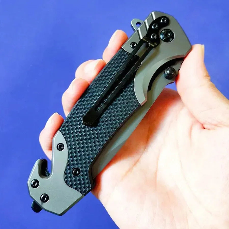 Camping Pocket Knife Outdoor Multifunctional Folding  Defense Knife Outdoor Survival Camping EDC Sharp Knives