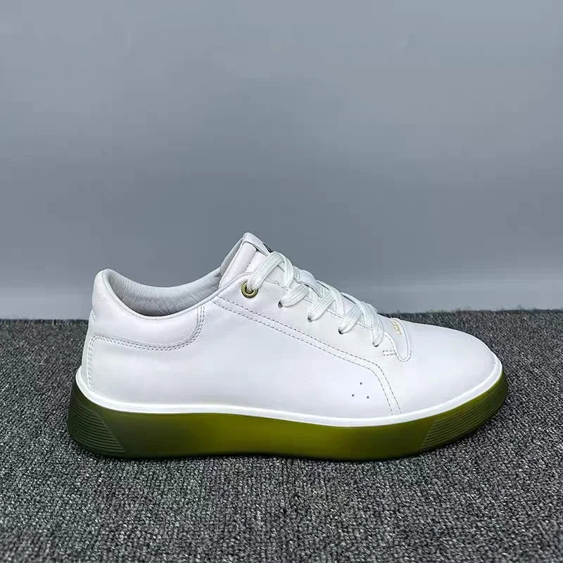 Skateboard Mens Shoes Genuine Leather Sneakers Casual Fashion Outdoor Running Sports Hiking Designer Luxury Mens Shoes