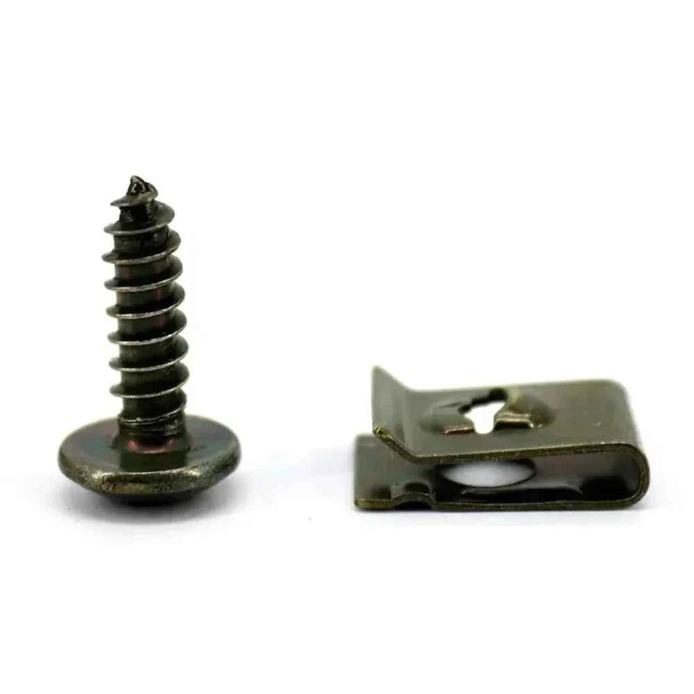Heavy duty u profile self tapper screws for sheet metal 100 count suit for car bike and general mechanical fixing