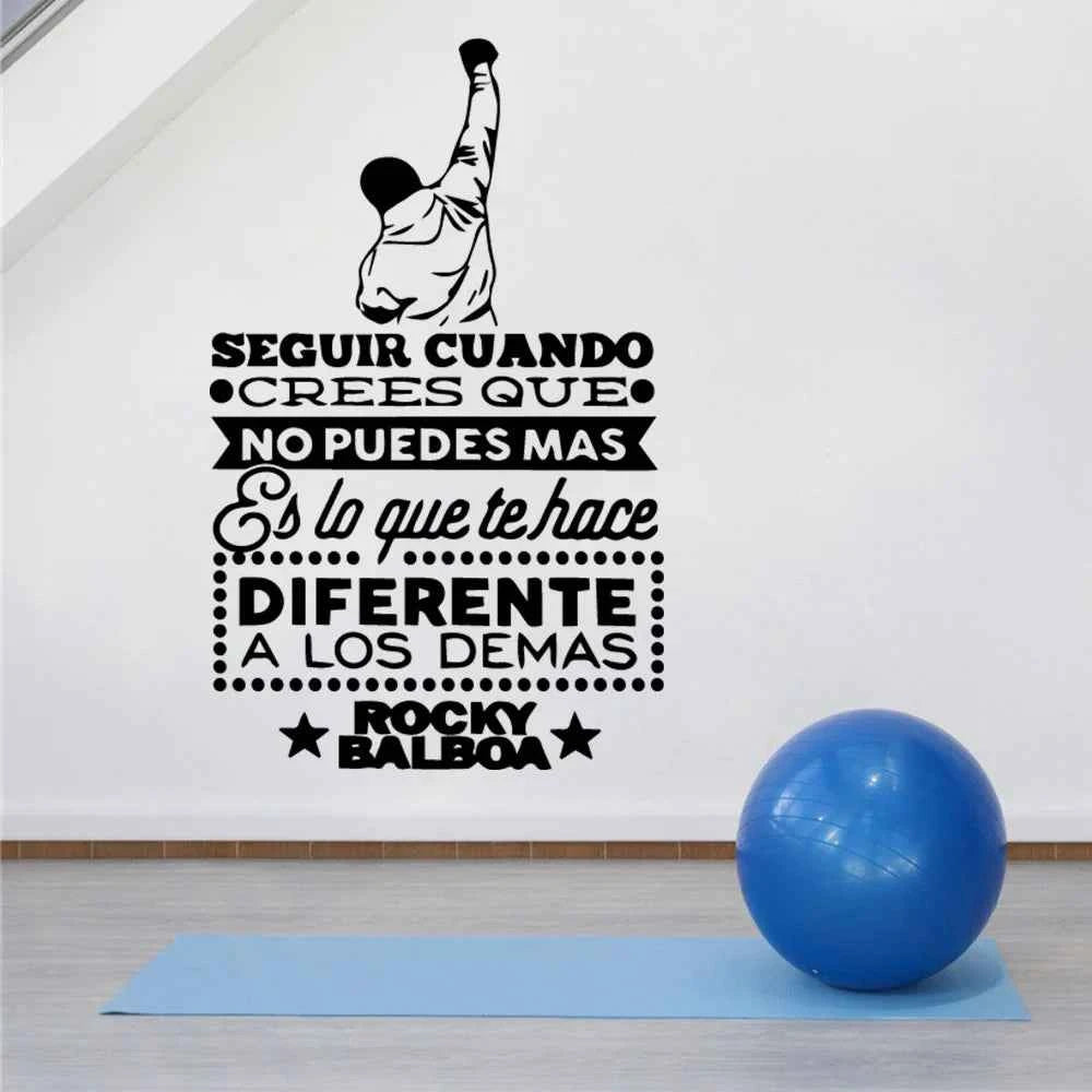Gym Wall Stickers Decorative Sticker Home Decor Living Room Bedroom Wall Decal Home Decor