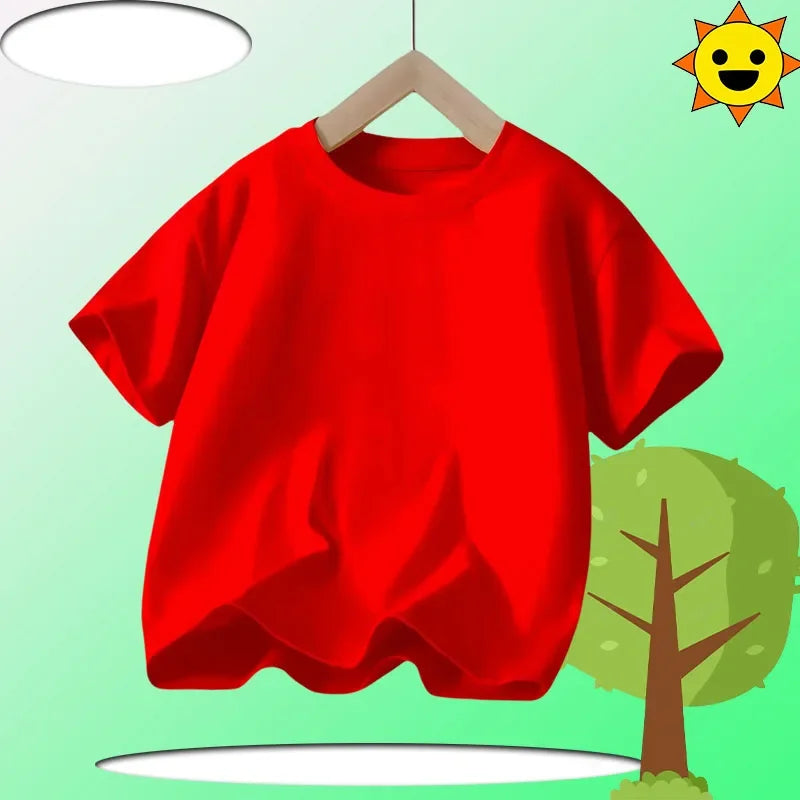 Lightning McQueen Number T-Shirt Simple Basic Toddler Short Sleeve Anime Trend Anime Cartoon Summer Tops Birthday Clothes Gift