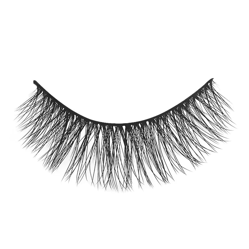 SHIDISHANGPIN 3 pairs 27 styles 3D Faux Mink Hair Soft False Eyelashes Fluffy Wispy Thick Fake Lash Handmade Eyelash Eye Makeup