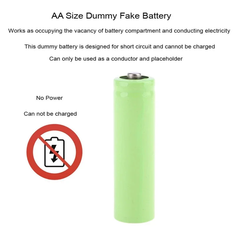 AA Battery Eliminator Cable USB Input 5V2A AA Dummy-Battery Output 1.5V/3V/4.5V/6V Power Adapter Cord