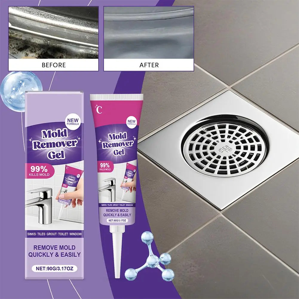 Household Mold Remover Gel for Bathroom Tile Grout