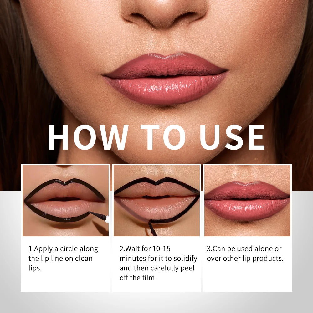 Peel Off Lip Liner Tattoo – Long-Lasting Waterproof Color