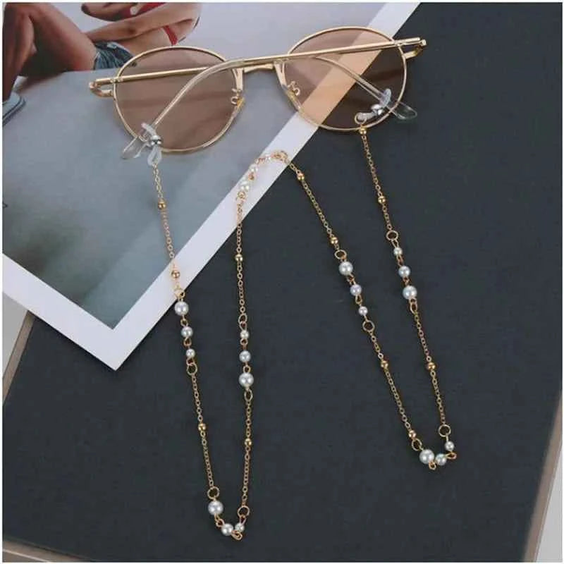Mask Sunglasses Chains for Women Men Black Ziai Silver Color Alloy Beads Antislip Chains Fashion Eyewear Accessories Wholesale