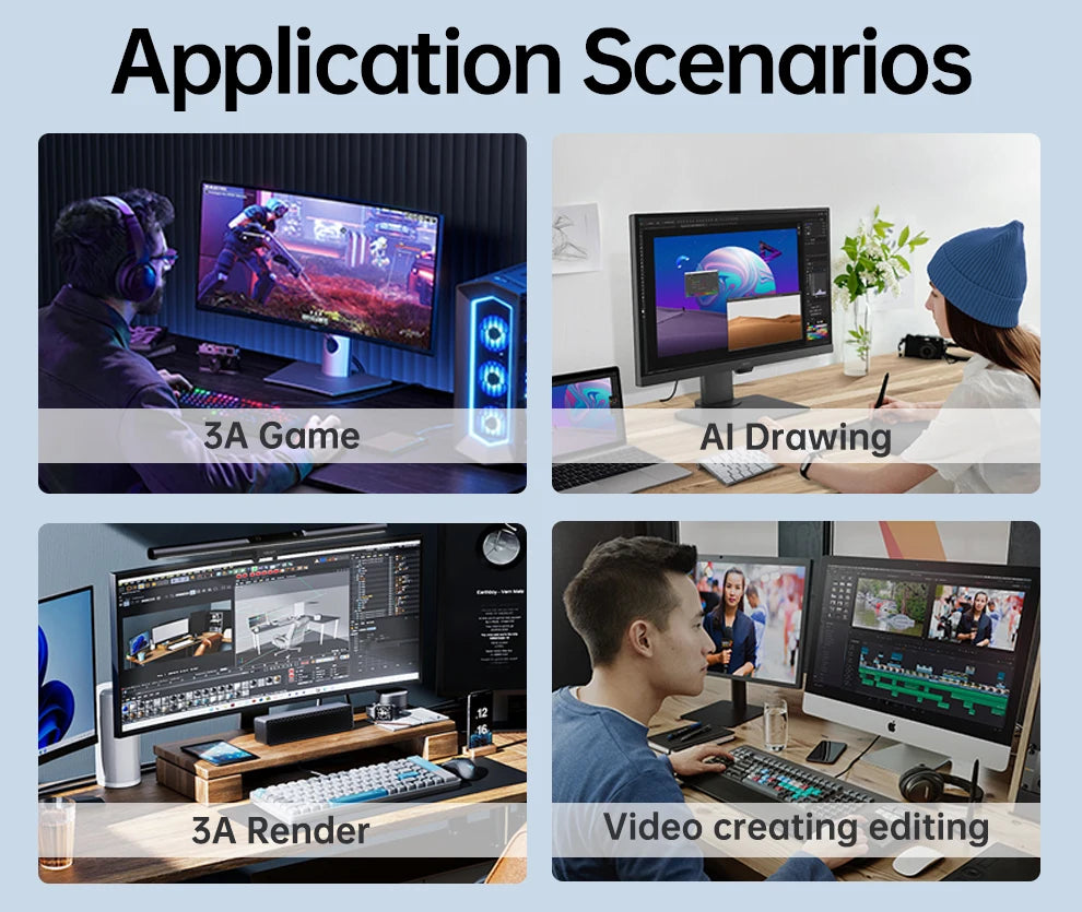 SOYO AMD Radeon R7 350 4GB GDDR5 Graphics Card Video Card PC Game Desktop Computer componen 128bit 28NM PCIe3.0x16 VGA HDMI DVI