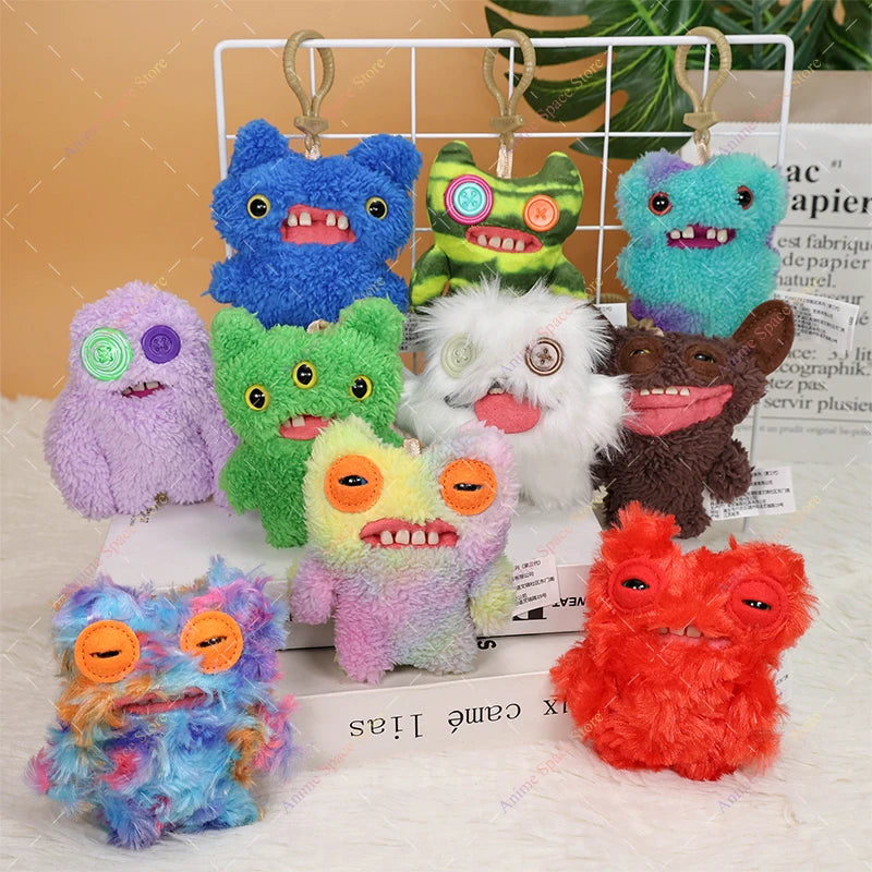 Original Fuggler Plush Keychain Ugly Monster Screech Munch Rabid Rabbit Wide Eyed Weirdo Annoyed Alien Stuffed Peluche Toys