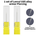 Lanrui U8S Alloy Stripped Screw Extractor Drill Bit Set 2.35mm Shank for Phone Repair Professional Sliding Thread Removal Tool