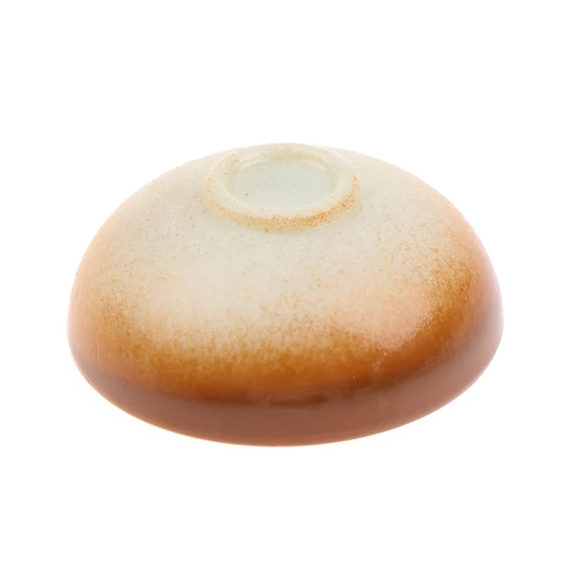 10pcs Dollhouse Miniature Bowl Dish Round Rice Bowl Tableware Dollhouse Kitchen Dining Accessory Resin Play House Toys