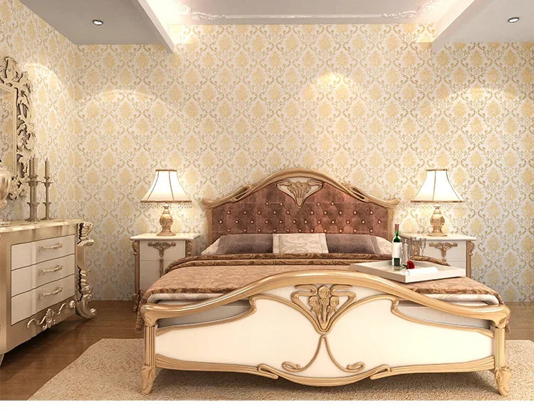 Home Decor Retro Floral Wallpaper Renovation of Bedroom and Living Room Decorative Walls