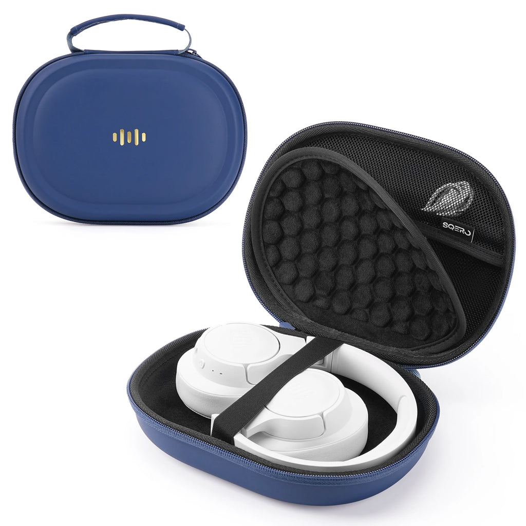 Headphone Case for Bose Quietcomfort/JBL Tune 720BT/520BT/510BT/Live 770NC/460NC, Upgrade PU Universal Travel Organizer Bag