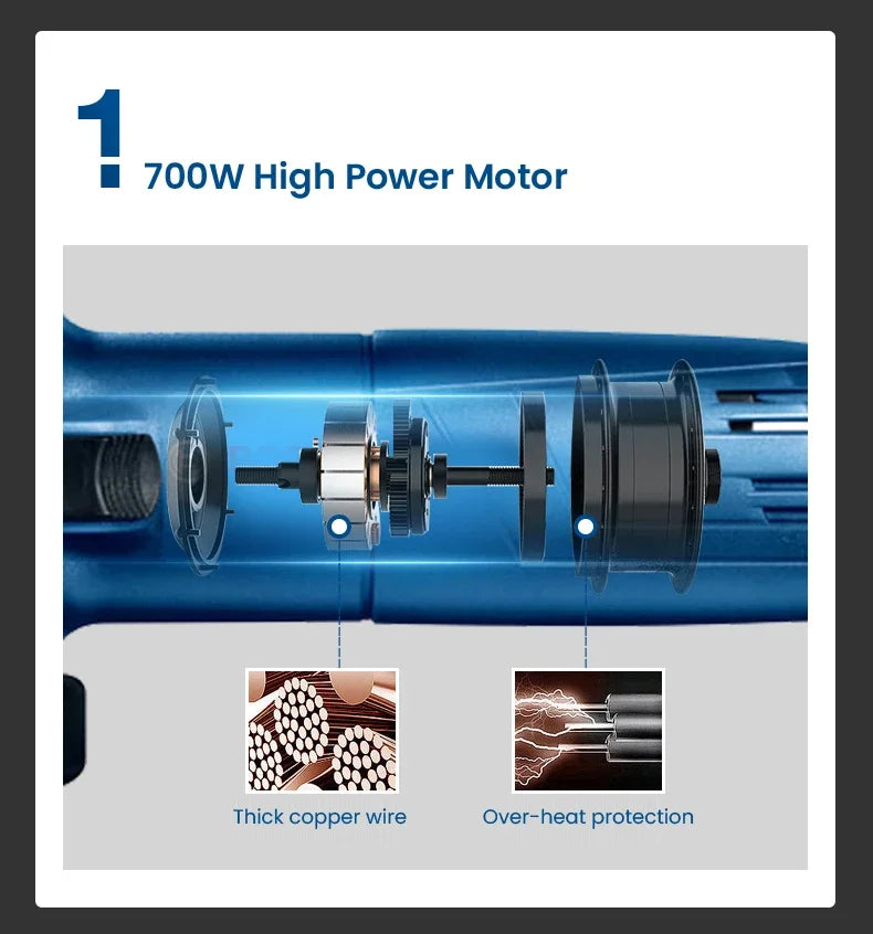 Bosch GWS 700 Angle Grinder Wired 110/220V Polishing Cutting Machine 12000rpm 100mm Discs Electric Grinding Machine Power Tools