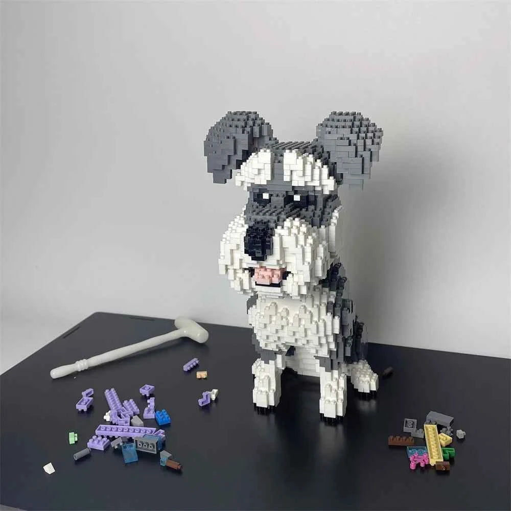 Knew Built Corgi Dog Micro Mini Building Blocks Toys: Adorable Model for Pet Lovers, Recreation, Perfect Display and Gift Idea