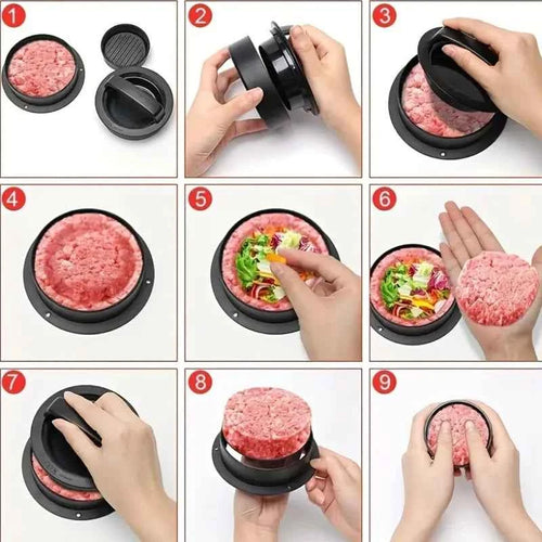 1 Set, Suitable for RV Kitchen, Non-stick Hamburger Machine, Meat Pie Machine Mold, Suitable for Meat Milk Cheese Vegetables