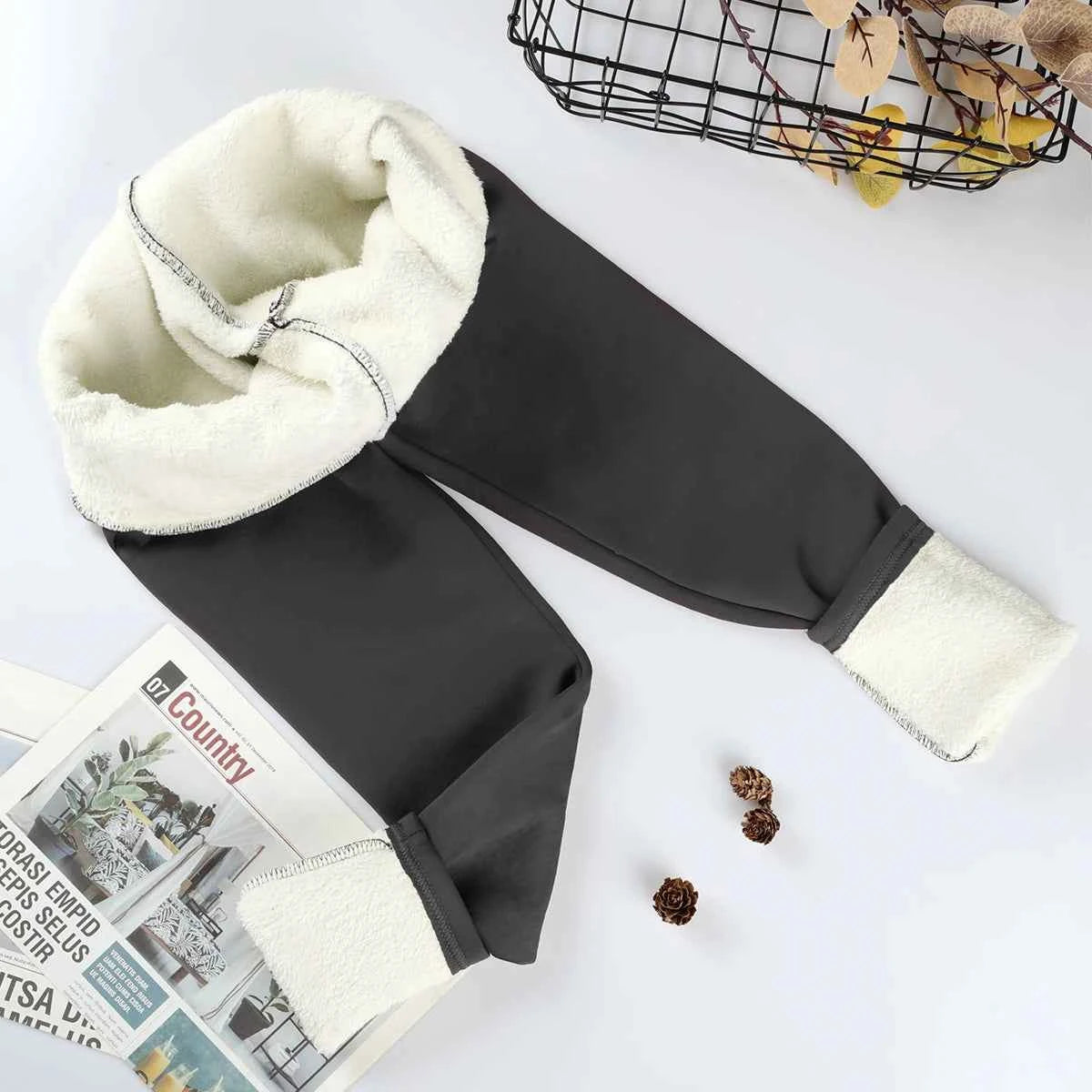 Velvet Winter Leggins Womens Solid Color Thick Pants Warm Velvet High Waist Solid Color Outdoors Casual Classic Leggings
