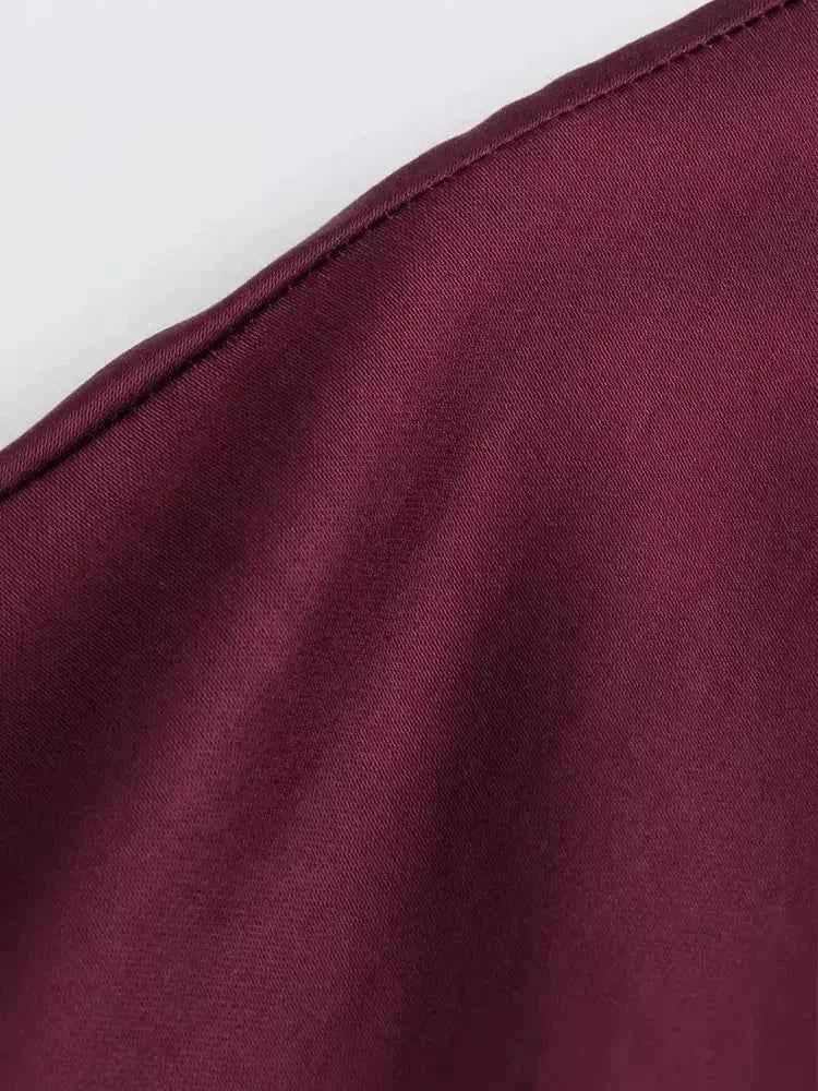 Midi Satin Dress Woman Long Dresses For Women Chic And Elegant Evening Dresses Female Party Dress