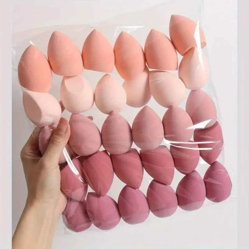 1/7/18PCS Makeup sponge latex free fragrance free makeup sponge wet and dry powderpuff suitable for all skin types random colors