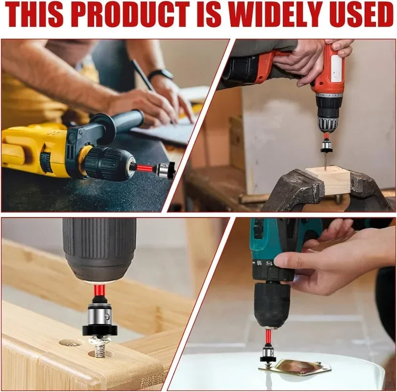 Magnetic Positioning Screwdriver Bits S2 Drywall Screw for Plasterboard Gypsum Board Locating Bit Batch Head Drilling Tools