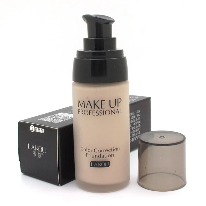 LAIKOU Makeup Base Face Liquid Foundation BB Cream Concealer Moisturizer Oil-control Whitening Waterproof Maquiagem Makeup 40g