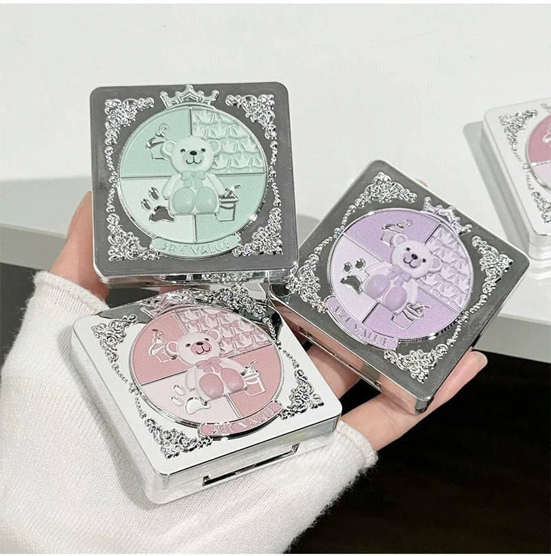 5 Colors Eyeshadow Palette Purple Glitter Pearlescent Matte Eye Shadow Shimmer Makeup Long Lasting Women Beauty Eye Cosmetics