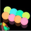 1PC Glow in the Dark Bouncy Ball, Rubber Stress Relief Toy for Kids, Birthday Party Favor, Valentine Gift, Classroom Prize