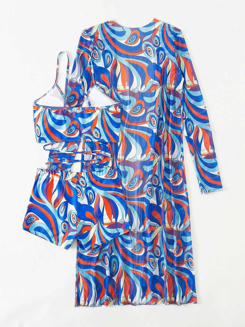 Sexy Print Bikini 2026 Women High Waist Swimsuit Cover Up Swimwear Female Lady Bathing Suit Swimming Summer Beachwear