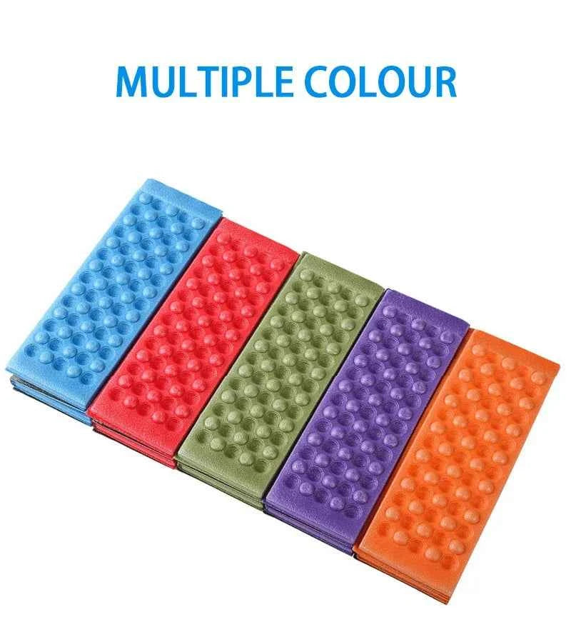 Honeycomb Massage Mat Fold XPE Cushion Outdoor Hiking Camping Training Park Foldable Pillow Picnic Sitting Moisture-proof Pad