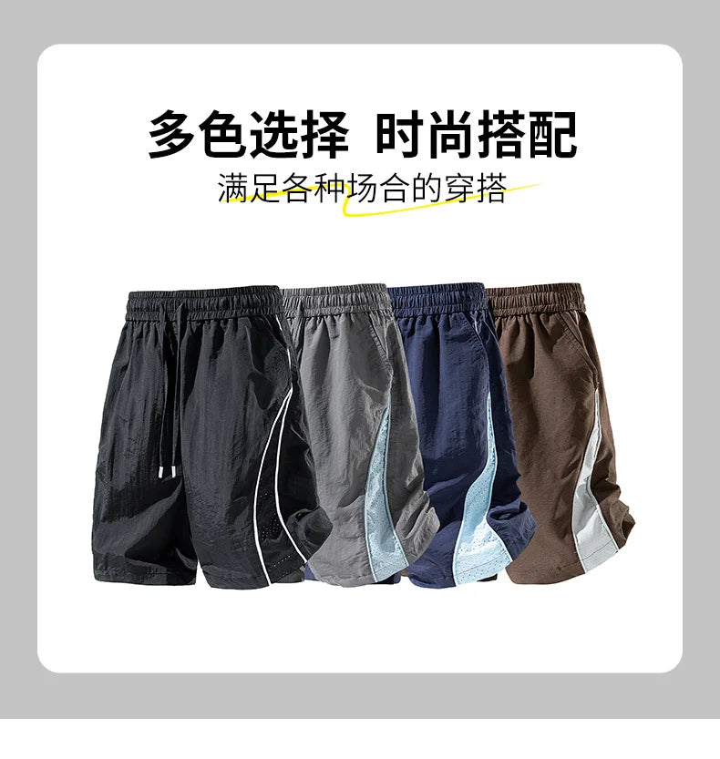 Summer men's streetwear casual and cargo shorts hommes Outdoor Gym Joggers Sports running basketball  shorts menswear clothing