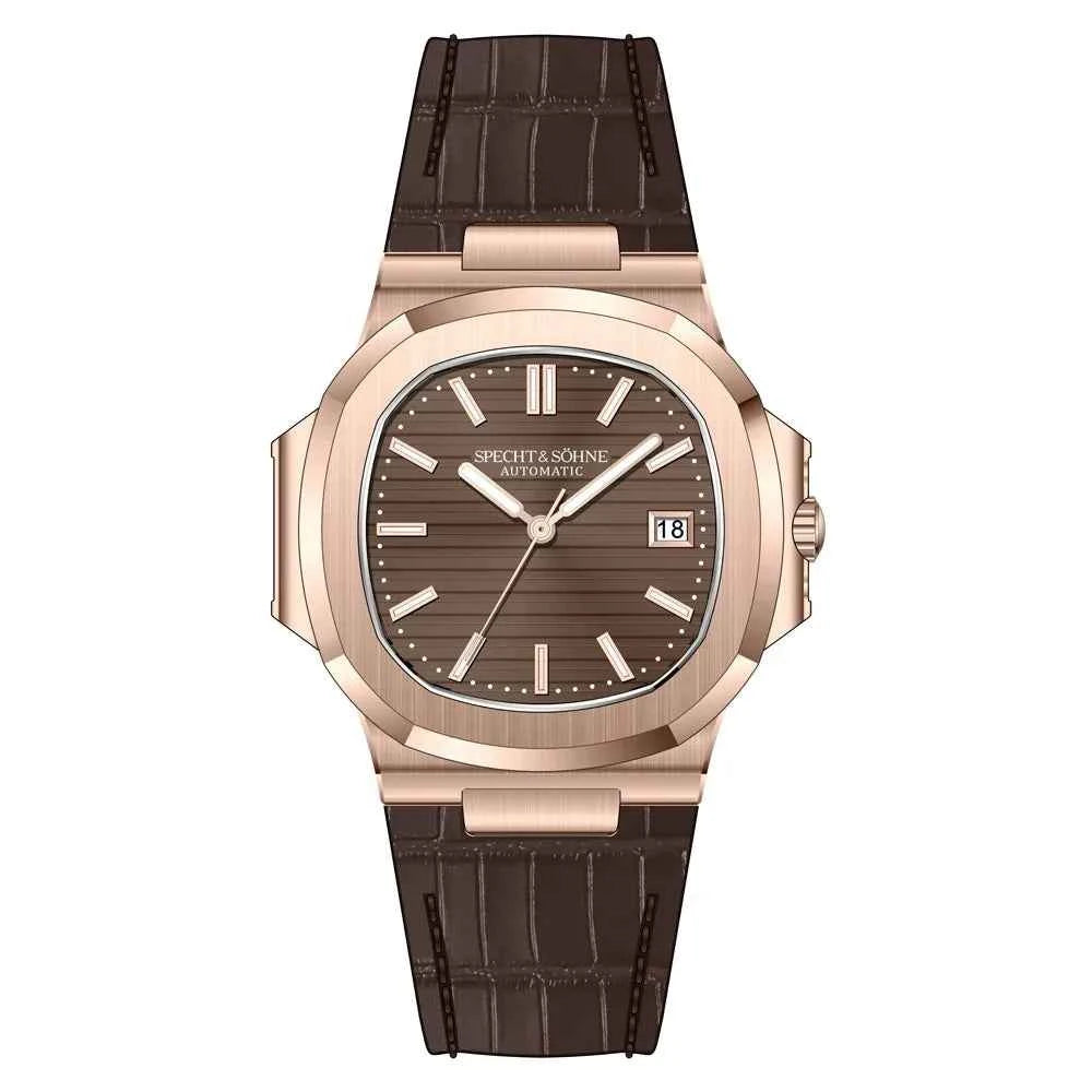 New Arrivals Fashion Men's Watches Luxury Automatic Watch For Men 42MM Stainless Steel Waterproof Rose Gold Sapphire5711 Watch