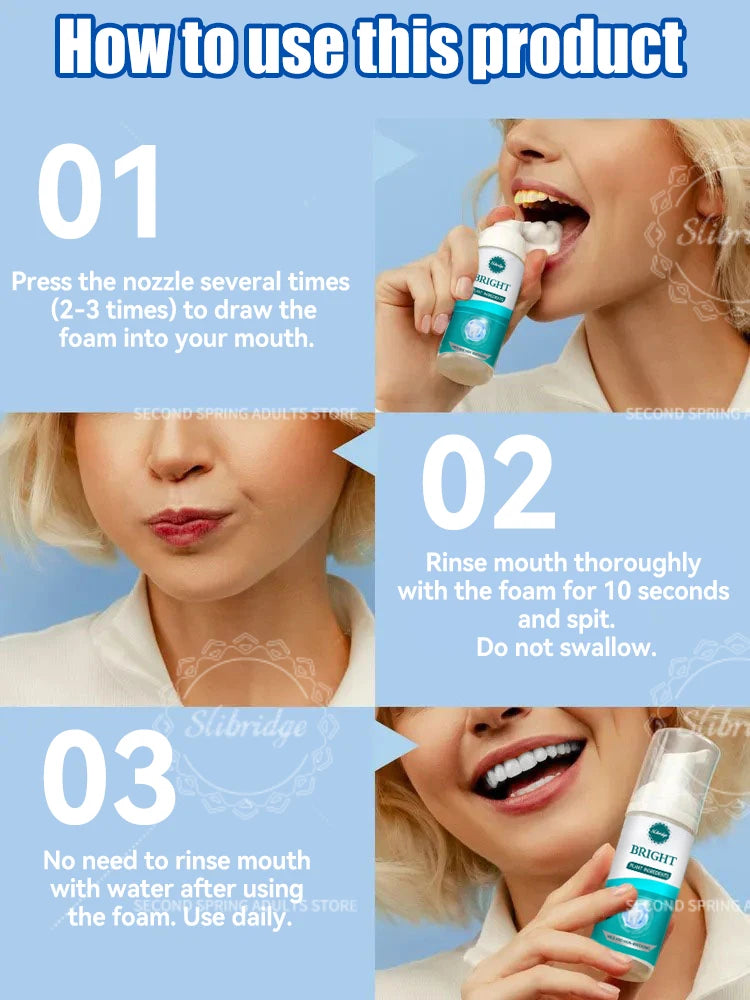 Free shipping,Teeth cleaning care tools, oral foam,Free shipping