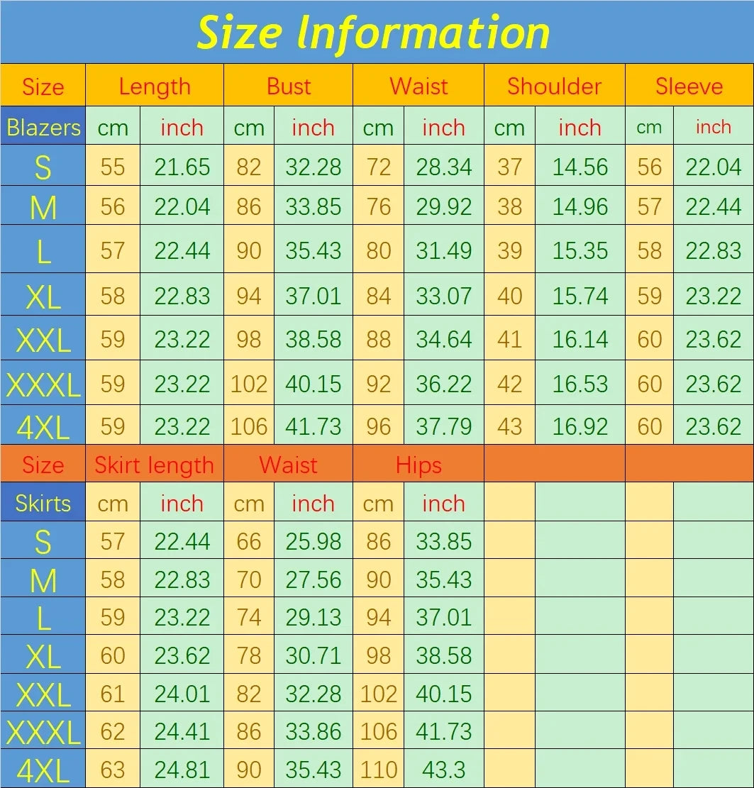 AIyssa Fashionable classic long-sleeved suit set, office business women's clothing, high-quality two-piece suit jacket + skirt.