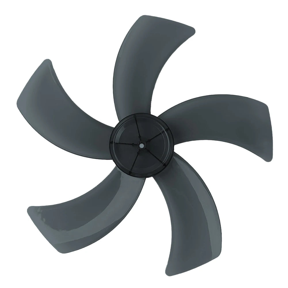 16 Inch Household Plastic Fan Blade Five Leaves With Nut Cover For Pedestal Transparent Table Stand Fanner General Accessories
