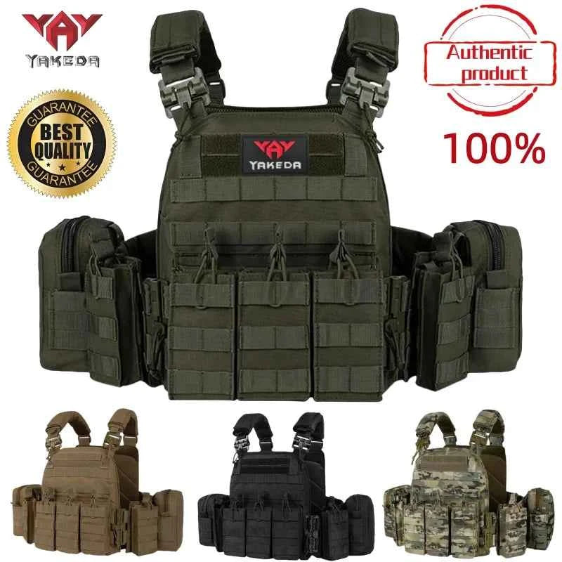 YAKEDA Quick disassembly training vest, detachable and expandable, comfortable, breathable, wear-resistant and tear resistant