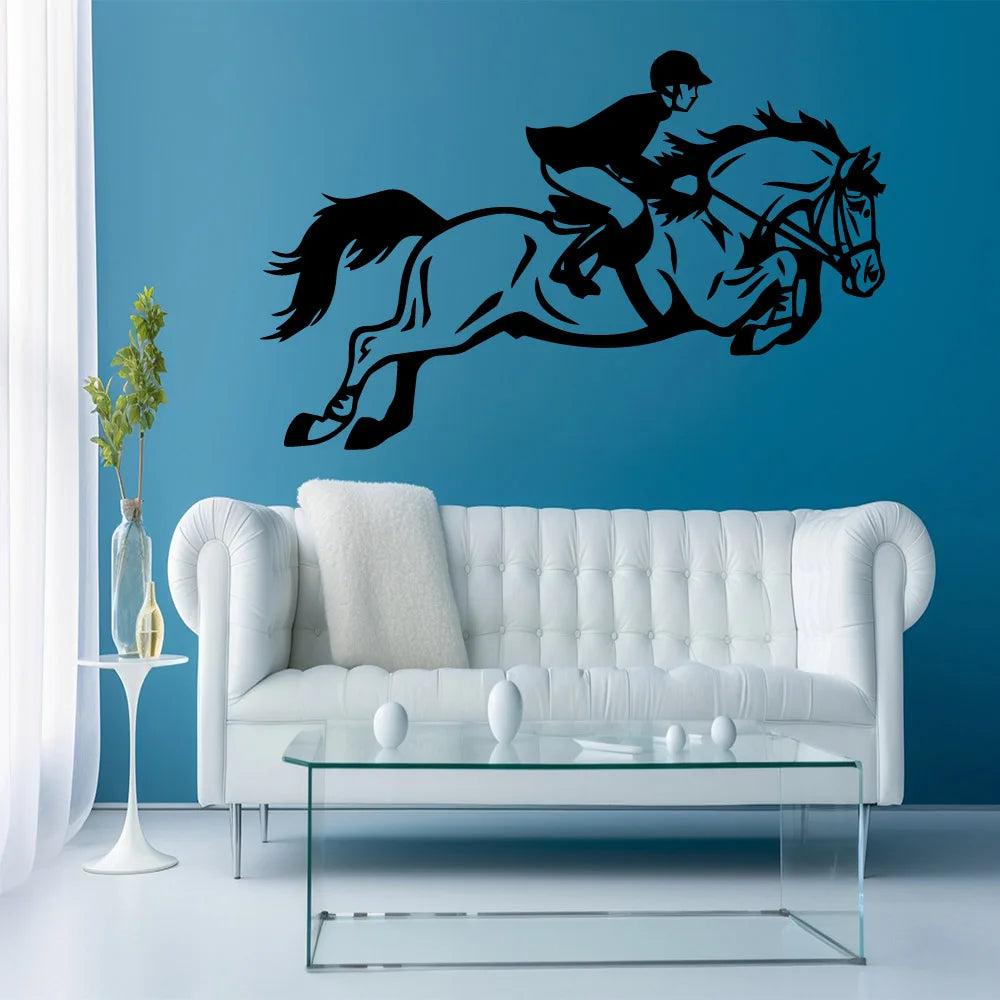 Horse Home Decoration Accessories For Bedroom Decoration Background Wall Art Decal Drop Shipping