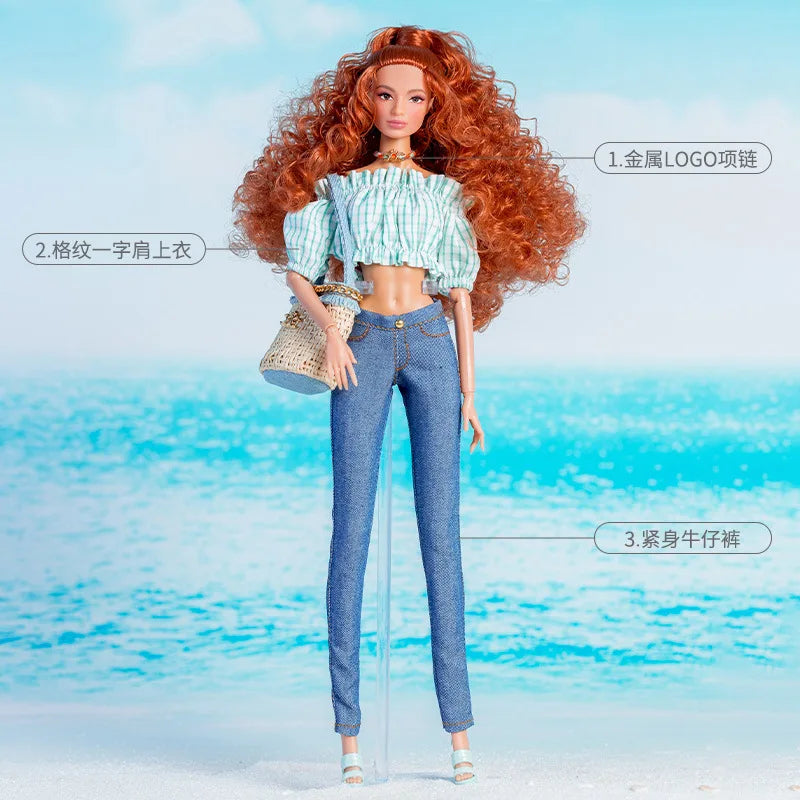 2026 New Xianxian Doll Clothes Set High-end Wear Suit Coat Top Skirt Princess Exquisite Makeup Dress Up Toys Doll Accessories