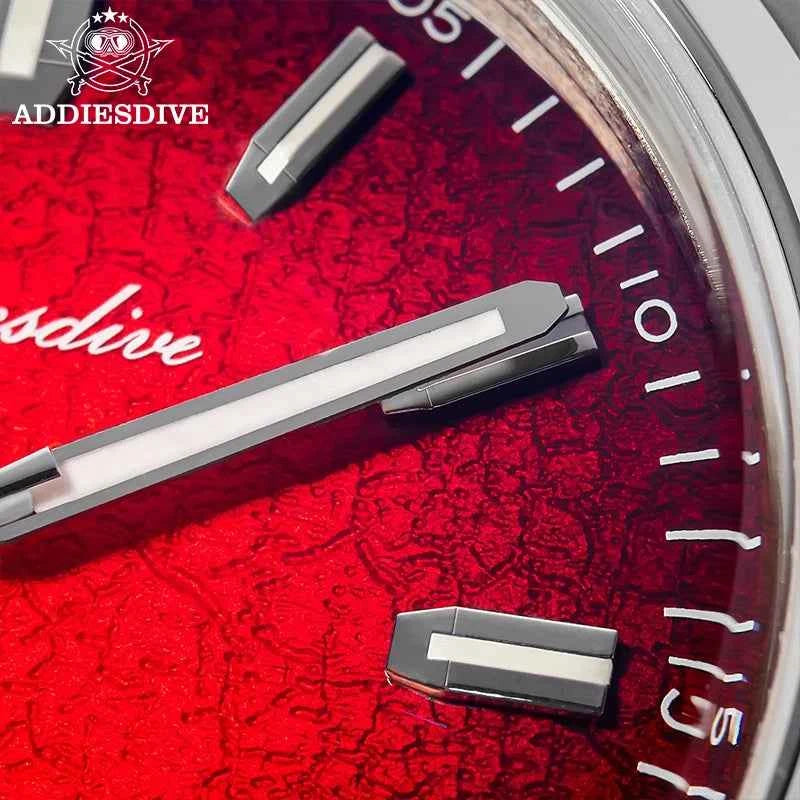 ADDIESDIVE Automatic Watch for Men Dress Mechanical Wristwatch Waterproof 100M Stainless Steel Luxury NH35 Automatic Watches Man