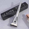 MAANGE Single Flat Round Tube Flat Head Foundation Brush With Box Powder Blush Concealer Makeup Brush Skin-friendly Makeup Tool