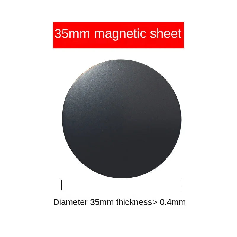 Magnetic Metal Plate For Car Phone Holder Universal Iron Sheet Disk Sticker Mount Mobile Phone Magnet Stand For IPhone