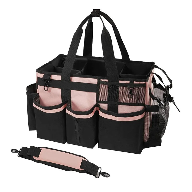 Oxford Cloth Cleaning Caddy Bag For Tools And Supplies