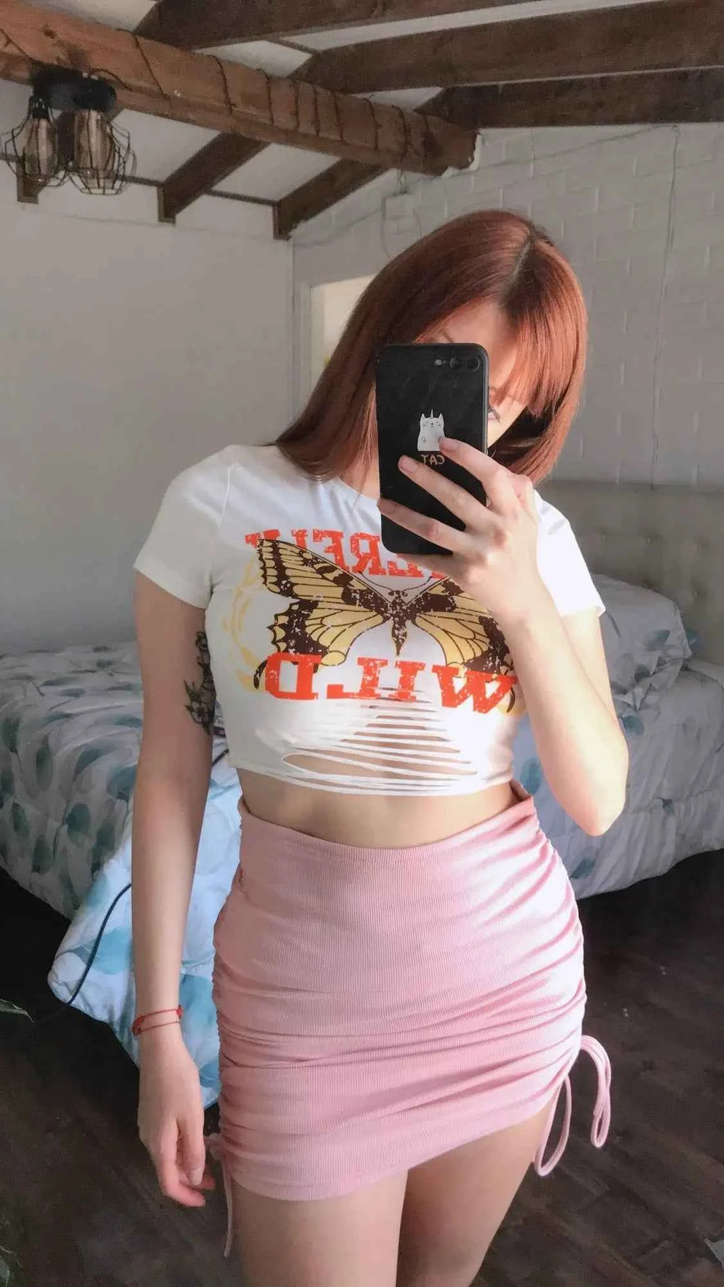 Woman Summer Mini Skirts Solid Color Cotton Folds Ladies Knitting Thread Side Draw String Elastic Sexy Skirts Womens WSL4321