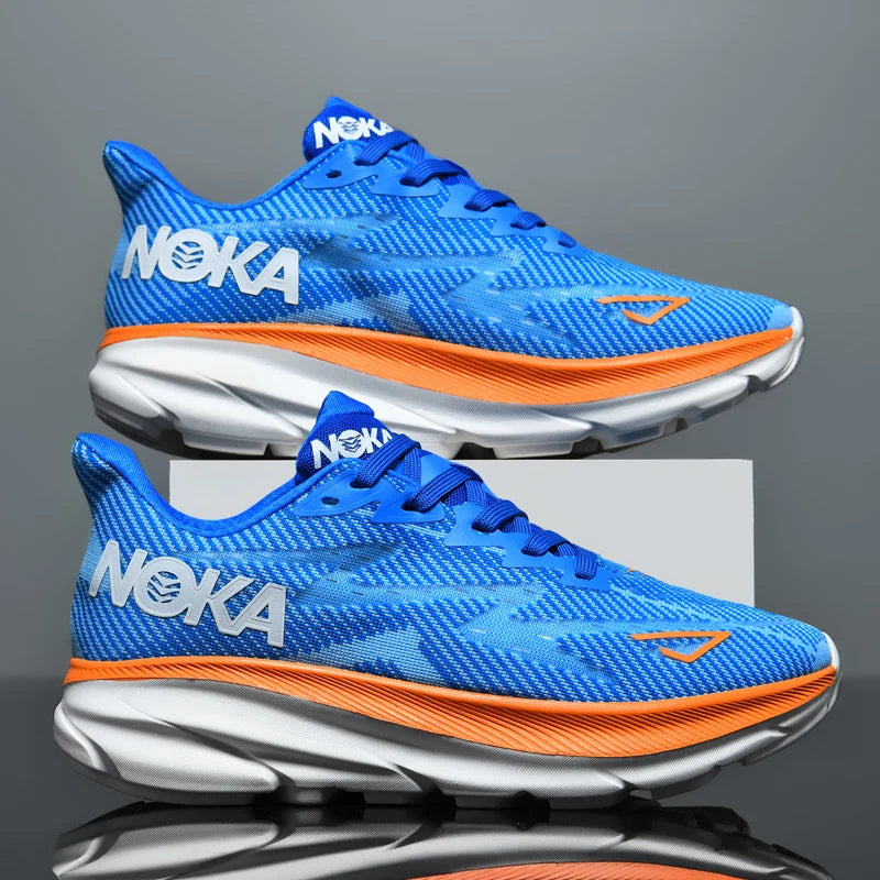 Marathon Sports Running Shoes Men Breathable Lightweight Sneakers Comfortable Athletic Nonskid Leisure Outdoor Sneakers for Men