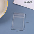 (ZYDD01) 100pcs Jewelry Organizer Pouch Bags Mini Transparent PVC Anti-Oxidation Earring Pendant Necklace Bracelet Storage Bags