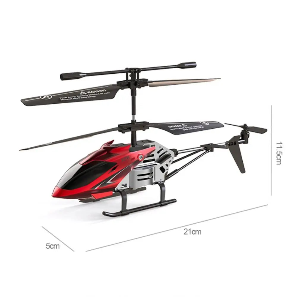 Metal Alloy RC Helicopters 3.5 Channels USB Charging Remote Control Plane Rechargeable Silver Red Pink Flying Helicopter Toy