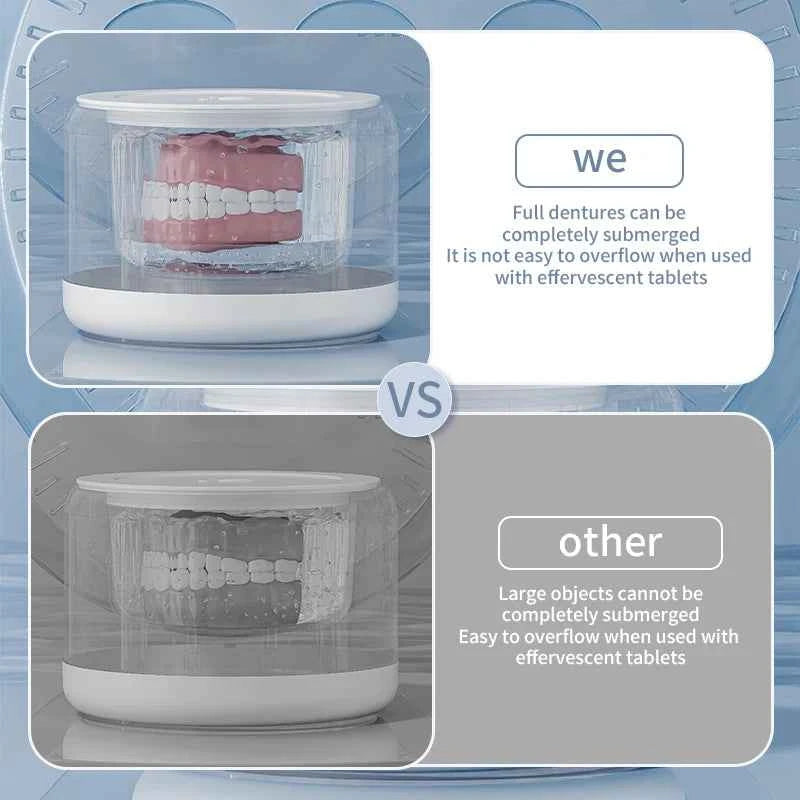 50KHZ Ultrasonic Braces Cleaning Machine Multi-function Invisible Retainer Denture Machine Jewelry High Frequency Cleaner