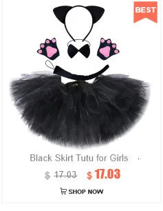 Baby Girls Unicorn Tutu Skirt Outfit for Kids Birthday Party Tulle Skirts Set Children Christmas Halloween Costumes with Wings