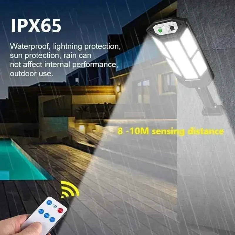 30000LM Solar LED Lights Outdoor Solar Lights Of Motion Sensor 3 Modes Waterproof IP65 Solar Garden Light Street Yard Lantern