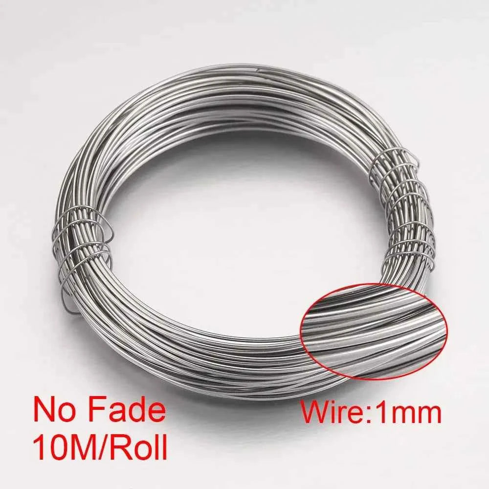 10M/Roll Stainless Steel Jewelry Wire Components for Jewelry Making Steel Wire Jewelry Cord String DIY Jewellry Accessoires