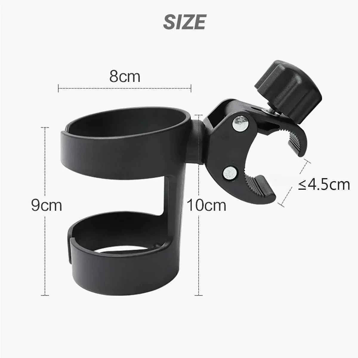 Baby Stroller Cup Holder Children Bicycle Bottle Rack Infant Feeding Bottle Beverage Cup Universal Holder Stroller Accessories